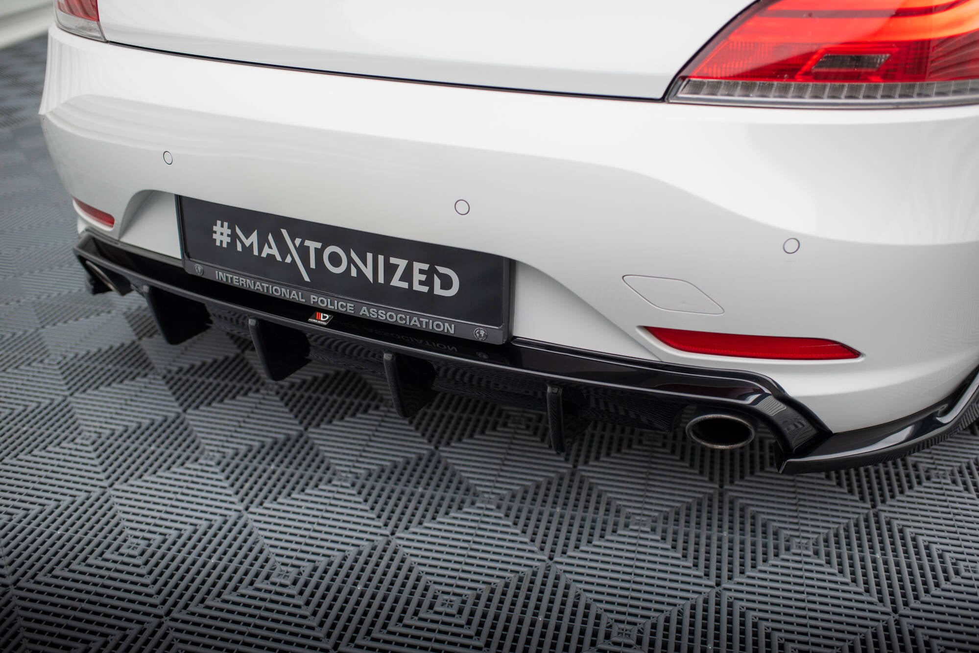 Maxton Design Diffusor Heck Ansatz passend für BMW Z4 E89 schwarz Hochglanz