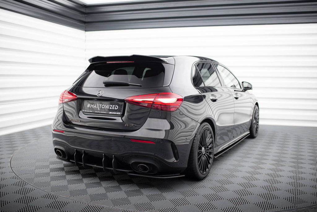 Maxton Design Street Pro Heck Ansatz Flaps Diffusor passend für Mercedes-AMG A35 Hatchback W177
