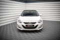 Maxton Design Street+ Spoilerlippe Front Ansatz passend für Hyundai I40 Mk1 schwarz Hochglanz