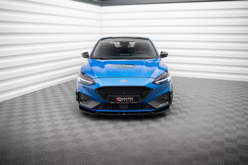 Maxton Design Front Grill Ford Focus ST / ST-Line Mk4 schwarz Hochglanz für Ford Focus St-Line