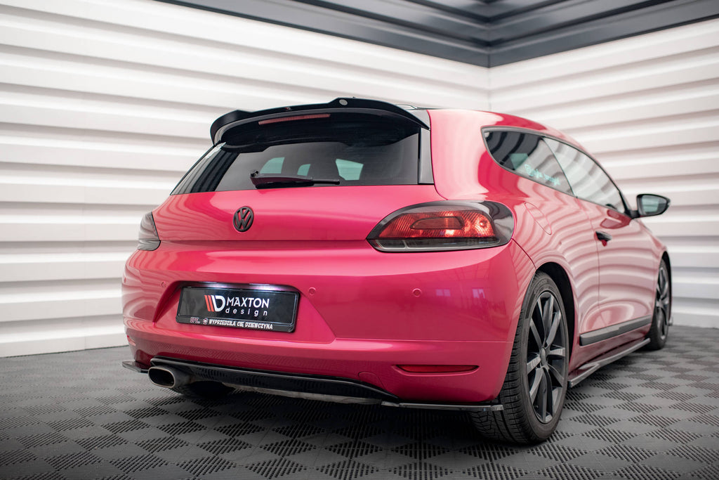 Maxton Design Spoiler CAP V.2 passend für VW Scirocco Mk3 schwarz Hochglanz
