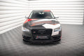 Maxton Design Street+ Spoilerlippe Front Ansatz V.1 passend für Audi S8 D4 schwarz Hochglanz
