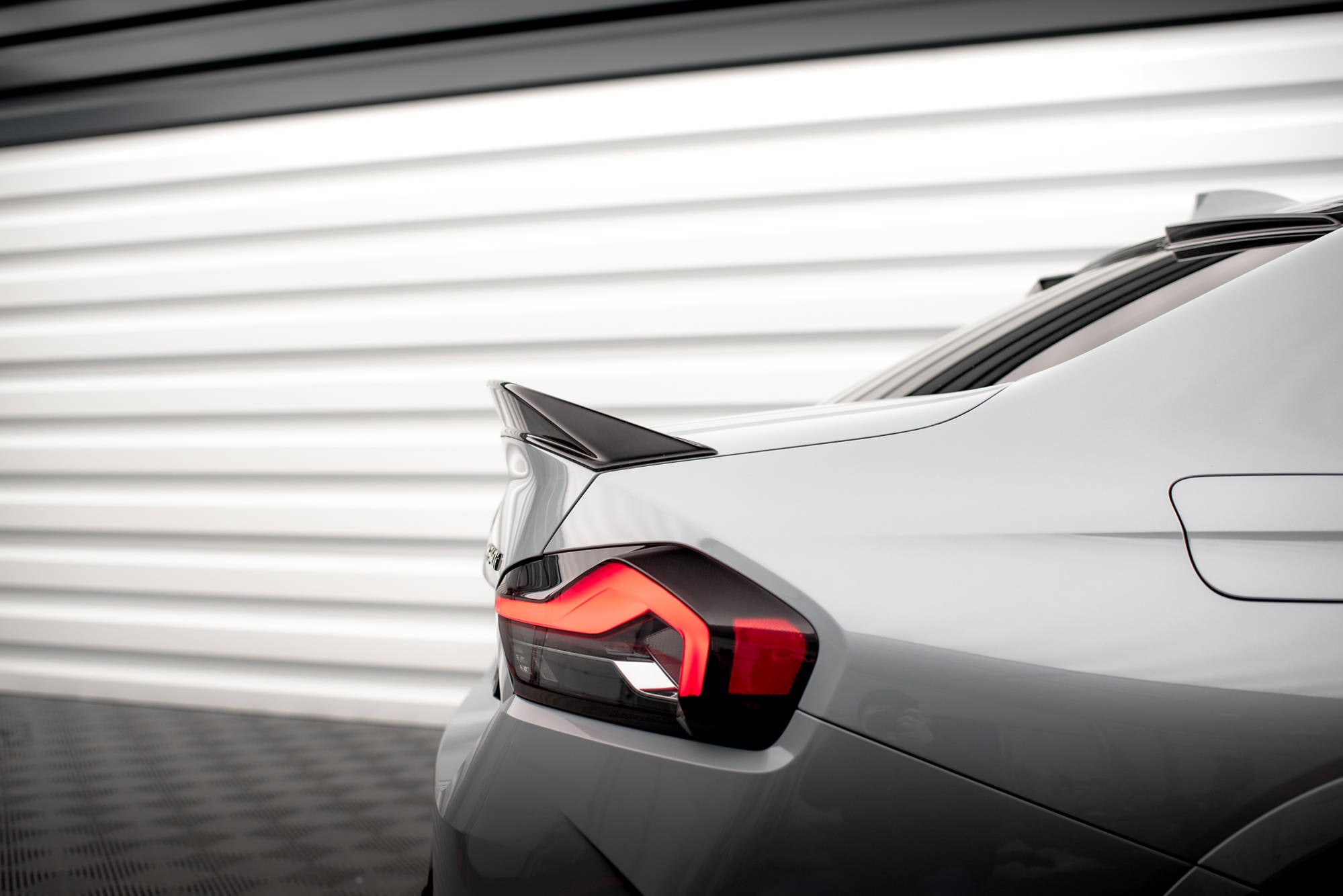 Maxton Design Spoiler CAP 3D passend für BMW 2 Coupe G42 / M2 G87 schwarz Hochglanz