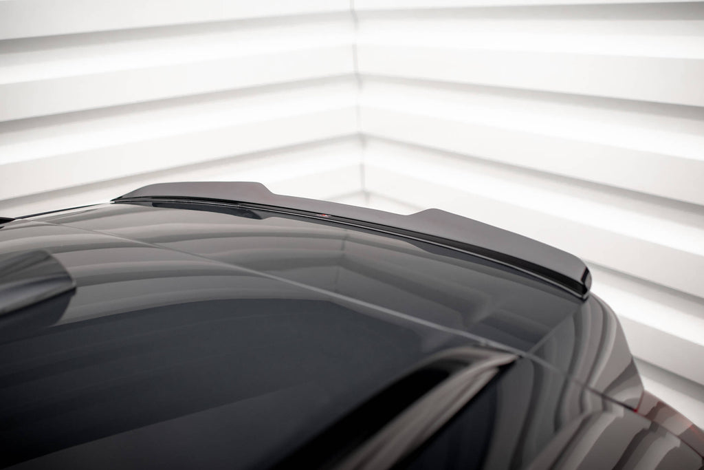 Maxton Design Spoiler CAP für Volvo XC90 R-Design Mk2 Facelift Carbon Look