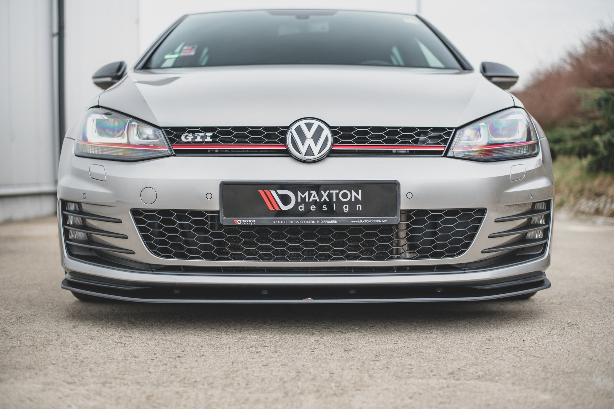 Maxton Design Racing Street+ Spoilerlippe Front Ansatz passend für VW Golf 7 GTI
