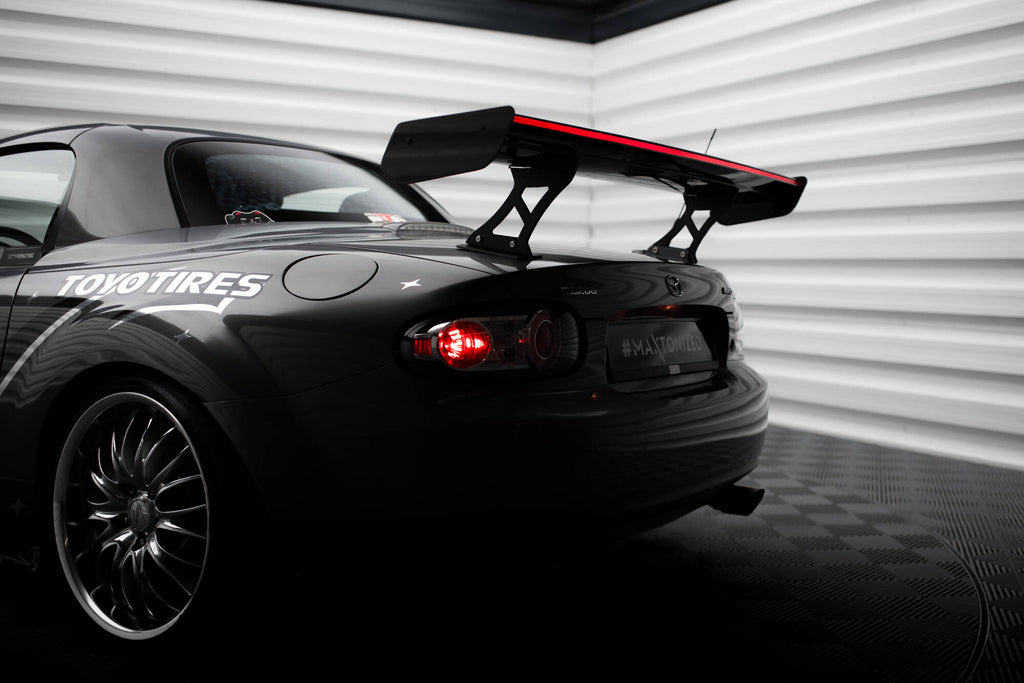 Maxton Design Carbon Spoiler+ LED Mazda MX5 Hardtop NC(MK3) für Mazda MX-5 Mk3 (NC)