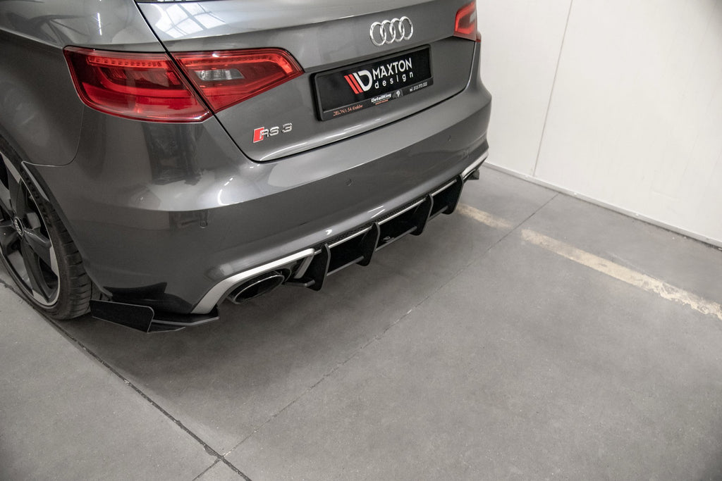 Maxton Design Robuste Racing Heckschürze V.1 passend für Audi RS3 8V Sportback