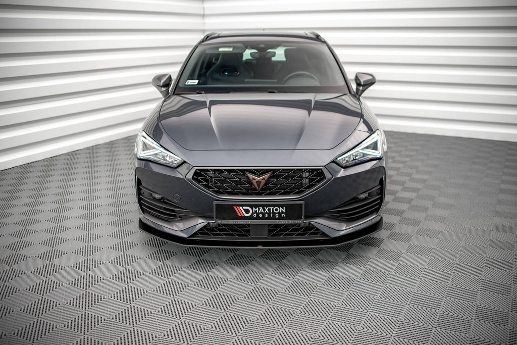 Maxton Design Street Pro Street+ Spoilerlippe Front Ansatz passend für Cupra Leon Mk1