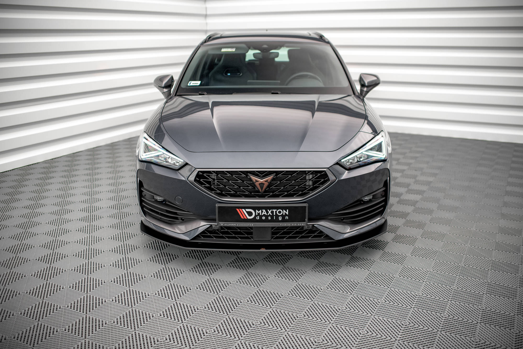 Maxton Design Street Pro Street+ Spoilerlippe Front Ansatz passend für Cupra Leon Mk1