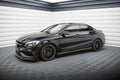 Maxton Design Street+ Seitenschweller Leisten passend für Mercedes-AMG CLA 45 C117 Facelift schwarz Hochglanz
