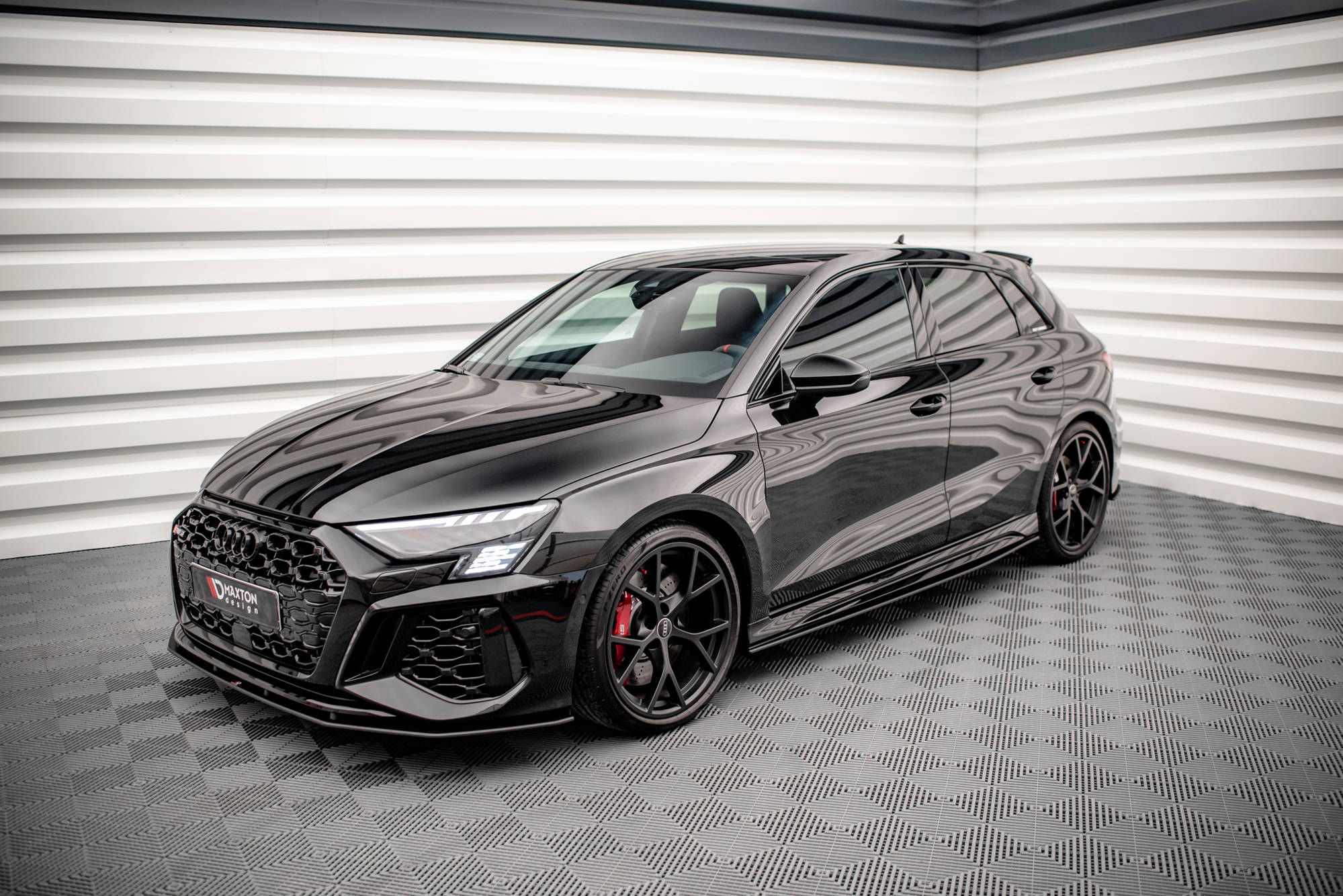 Maxton Design Street Pro Street+ Seitenschweller Leisten passend für Audi RS3 Sportback 8Y