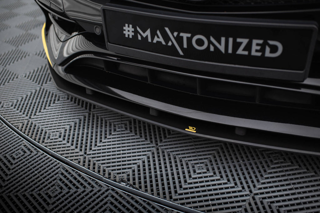 Maxton Design Street Pro Street+ Spoilerlippe Front Ansatz passend für Mercedes-AMG CLA 45 Aero C117 Facelift