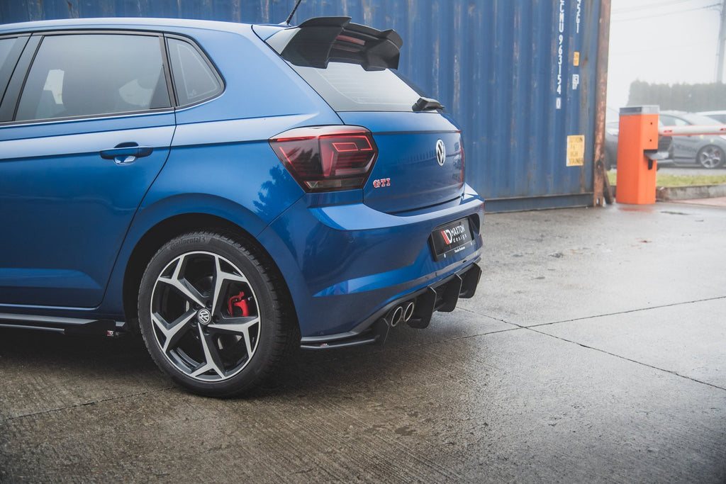 Maxton Design Robuste Racing Diffusor Heck Ansatz passend für VW Polo GTI Mk6