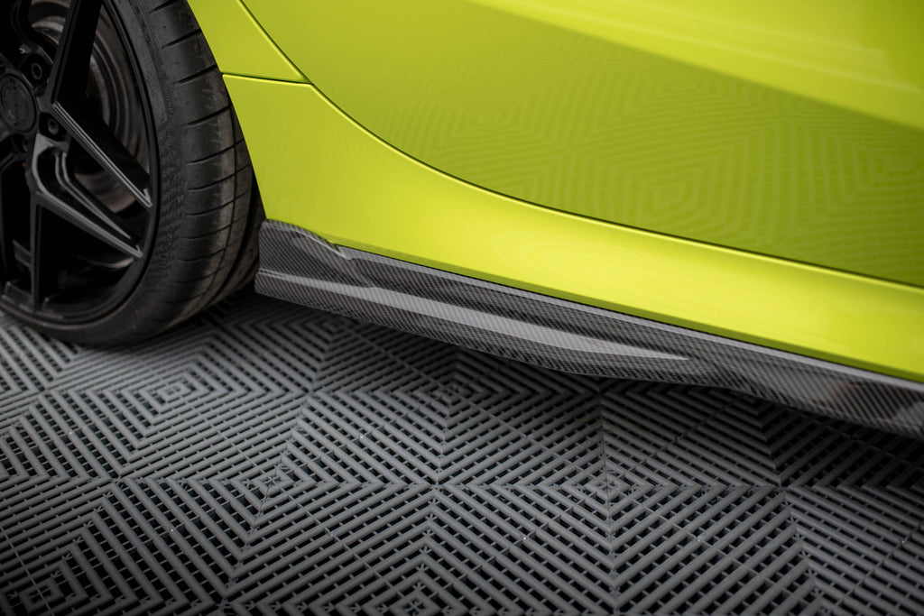 Maxton Design Carbon Fiber Seitenschweller Prepreg BMW 1er M-Paket/ M135i / 128ti F40 für BMW 1er F40