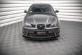 Maxton Design Street+ Spoilerlippe Front Ansatz V.1 passend für Seat Ibiza Cupra Mk3 schwarz Hochglanz