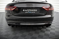 Maxton Design Diffusor Heck Ansatz passend für Audi A5 Coupe / Cabrio S-Line 8T (Einzelauspuff li. re.)