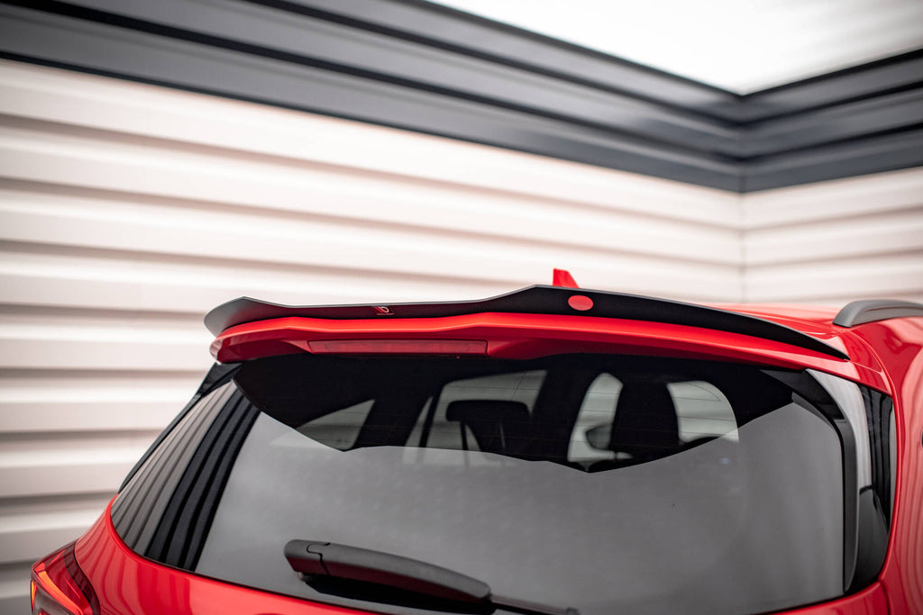 Maxton Design Spoiler CAP V.2 passend für Ford Focus Kombi ST-Line / ST-Line X / ST Mk4 schwarz Hochglanz