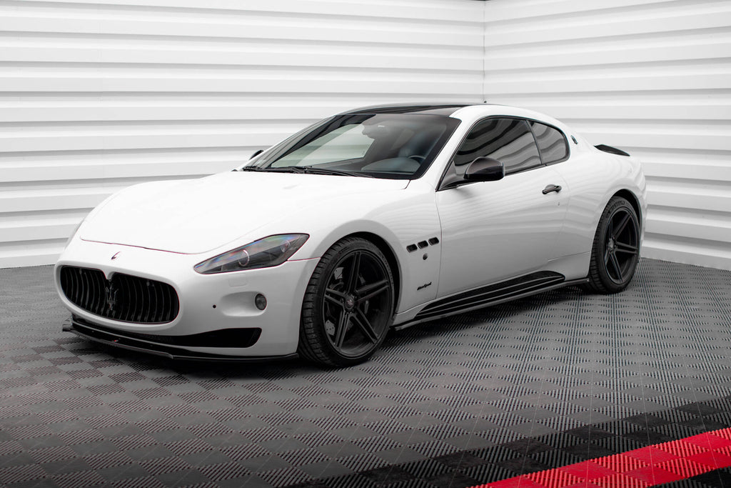 Maxton Design Street+ Seitenschweller Leisten passend für Maserati Granturismo S Mk1 schwarz Hochglanz