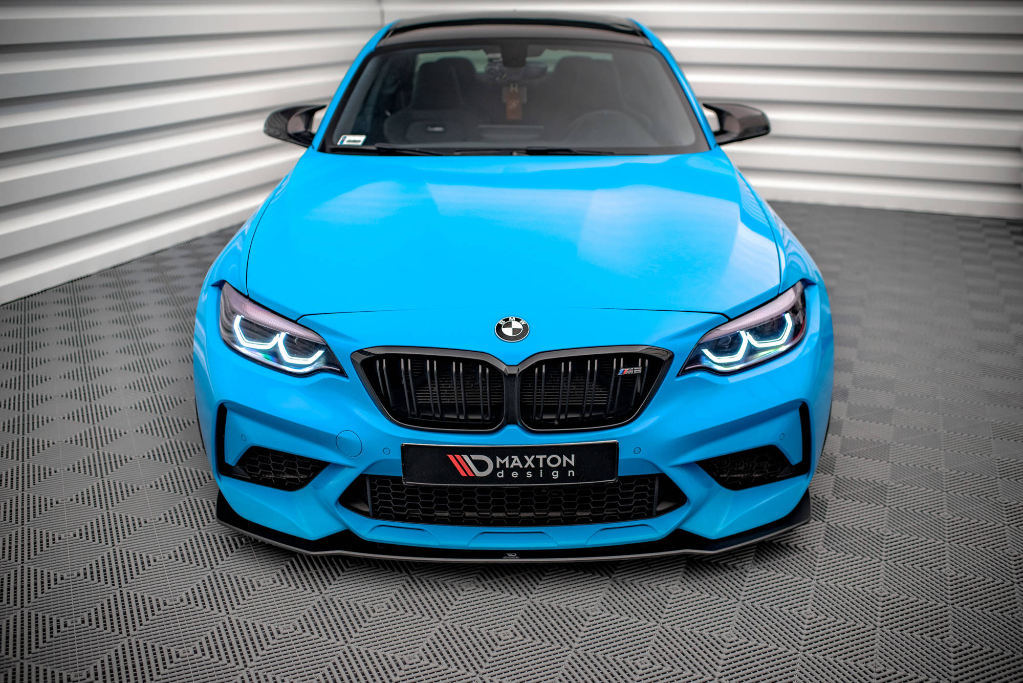 Maxton Design Street Pro Street+ Spoilerlippe Front Ansatz passend für BMW M2 Competition F87