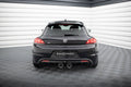 Maxton Design Diffusor Heck Ansatz V.3 passend für VW Scirocco R Mk3 schwarz Hochglanz