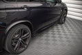 Maxton Design Street+ Seitenschweller Leisten passend für V.1 passend für BMW X5 M F85 schwarz Hochglanz