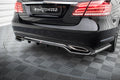 Maxton Design Street+ Mittlerer Diffusor RACE passend für Mercedes-Benz E W212 Facelift schwarz Hochglanz