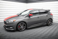 Maxton Design Street+ Seitenschweller Leisten V.2 passend für Ford Focus ST Mk3 schwarz Hochglanz
