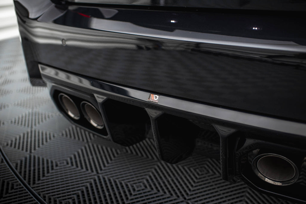 Maxton Design Diffusor Heck Ansatz V.2 passend für BMW M2 G87 schwarz Hochglanz