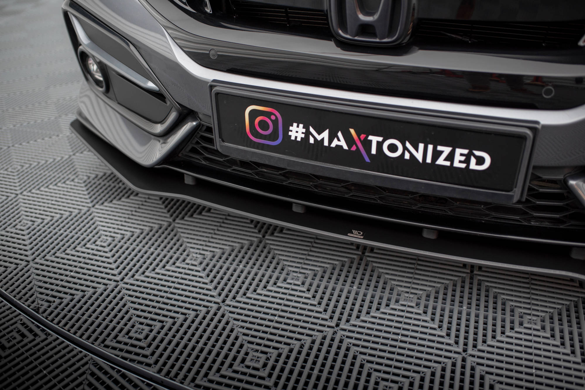 Maxton Design Street Pro Street+ Spoilerlippe Front Ansatz passend für Honda Civic Sport Mk 10