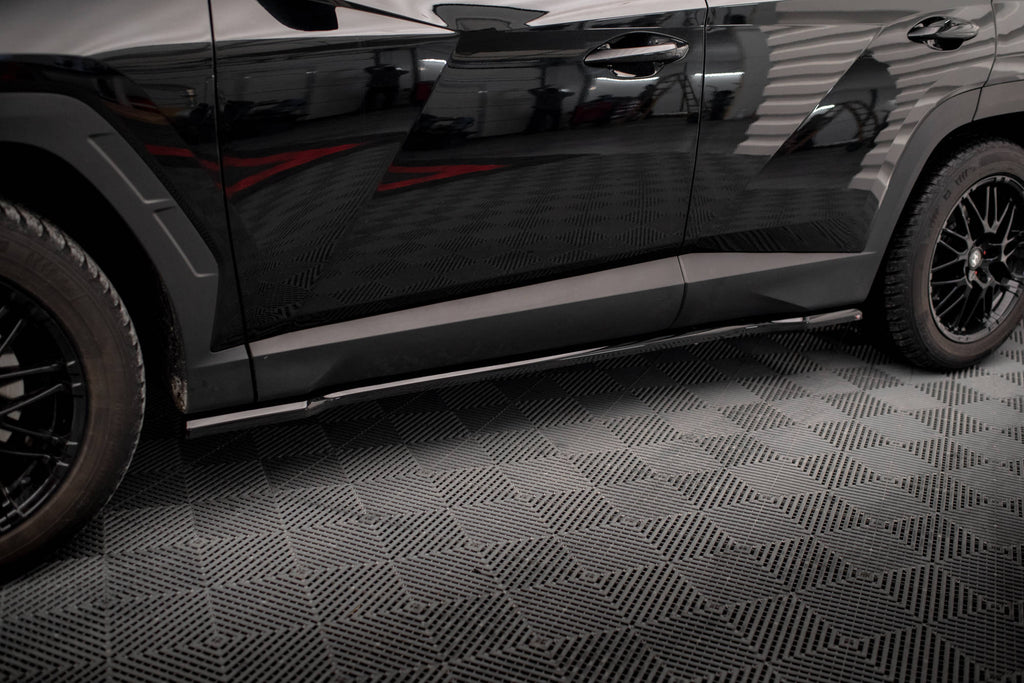 Maxton Design Street+ Seitenschweller Leisten passend für Hyundai Tucson Mk4 schwarz Hochglanz