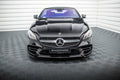 Maxton Design Street+ Spoilerlippe Front Ansatz V.1 passend für Mercedes-Benz S Coupe AMG-Line C217 Facelift schwarz Hochglanz