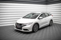 Maxton Design Street+ Seitenschweller Leisten passend für Honda Civic Mk9 schwarz Hochglanz