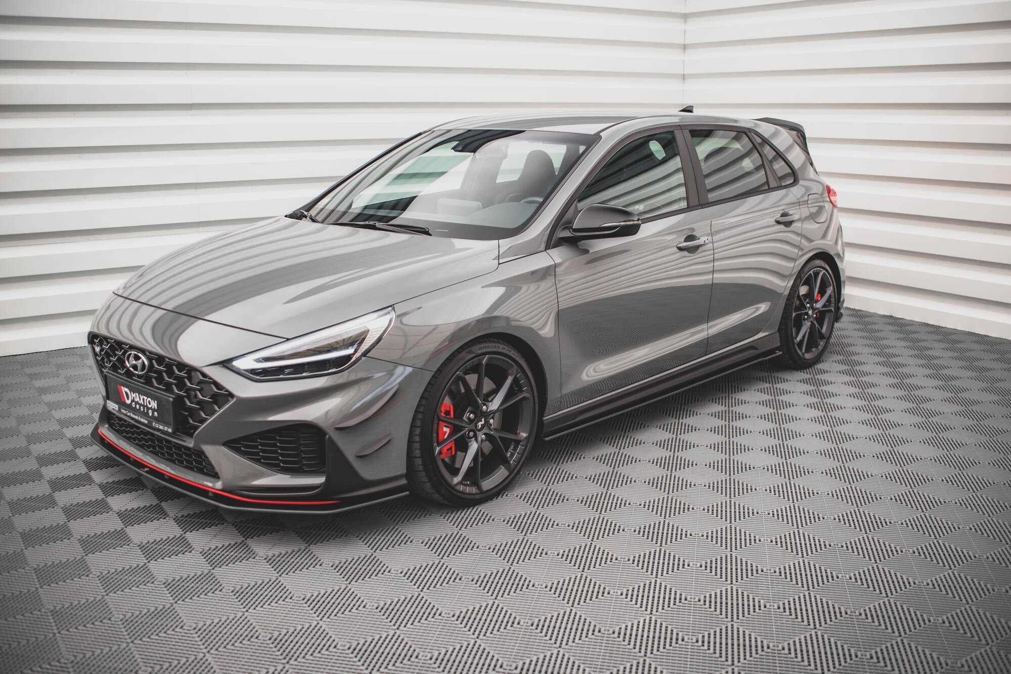 Maxton Design Street Pro Street+ Seitenschweller Leisten V.2 passend für Hyundai I30 N / N-Line Hatchback / Fastback Mk3 / Mk3 Facelift