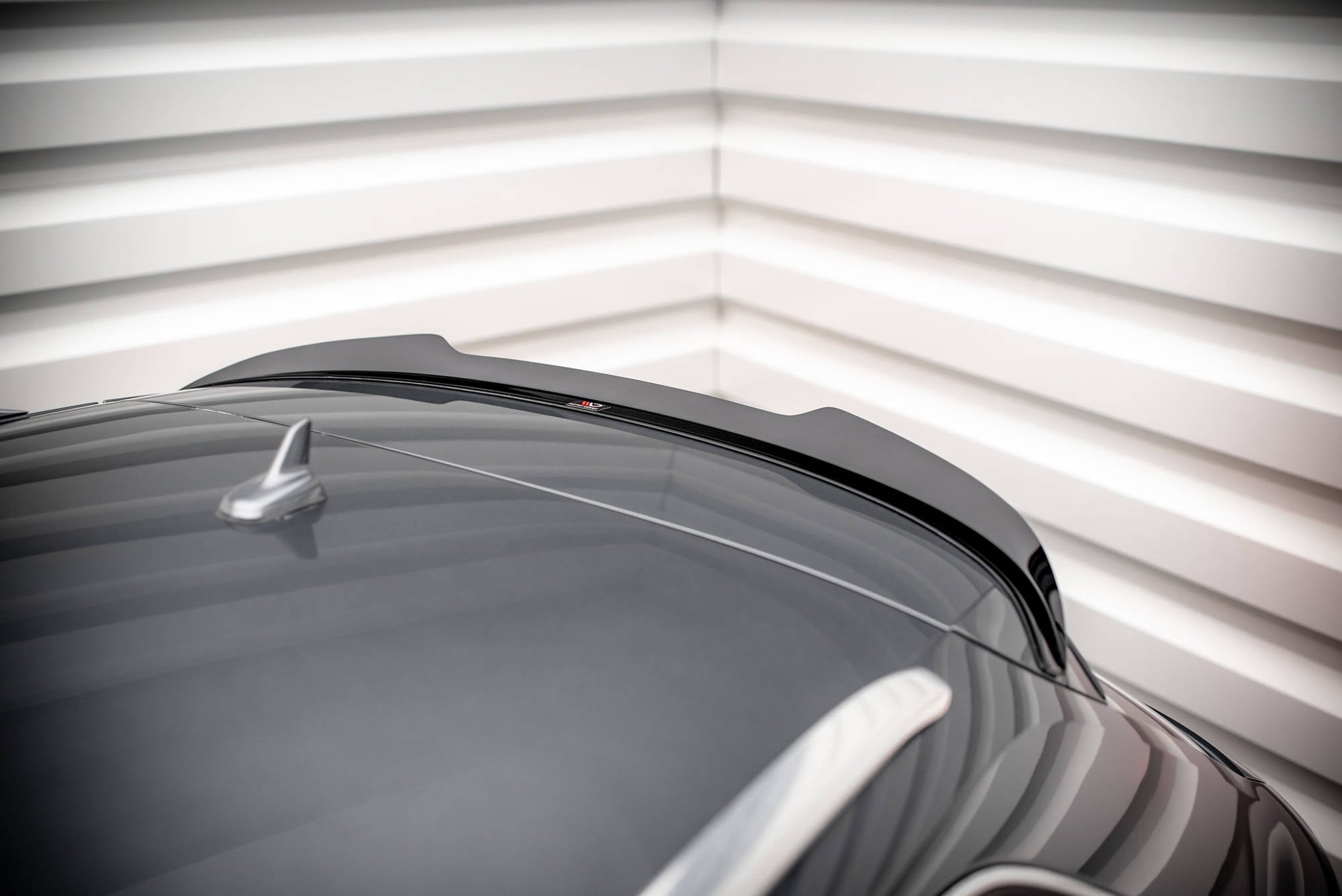 Maxton Design Spoiler CAP passend für Audi A3 Sportback 8V schwarz Hochglanz