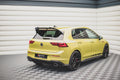 Maxton Design Mittlerer Diffusor Heck Ansatz für Volkswagen Golf 8 GTI Clubsport schwarz matt