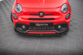 Maxton Design Street+ Spoilerlippe Front Ansatz passend für Abarth 595 Mk1 Facelift schwarz Hochglanz