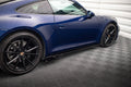 Maxton Design Street+ Seitenschweller Leisten V.2 passend für Porsche 911 Carrera Aero / Carrera GTS 992 schwarz Hochglanz