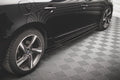 Maxton Design Street+ Seitenschweller Leisten passend für Volvo S60 Standard / R-Design Mk2 / Mk2 Facelift schwarz Hochglanz