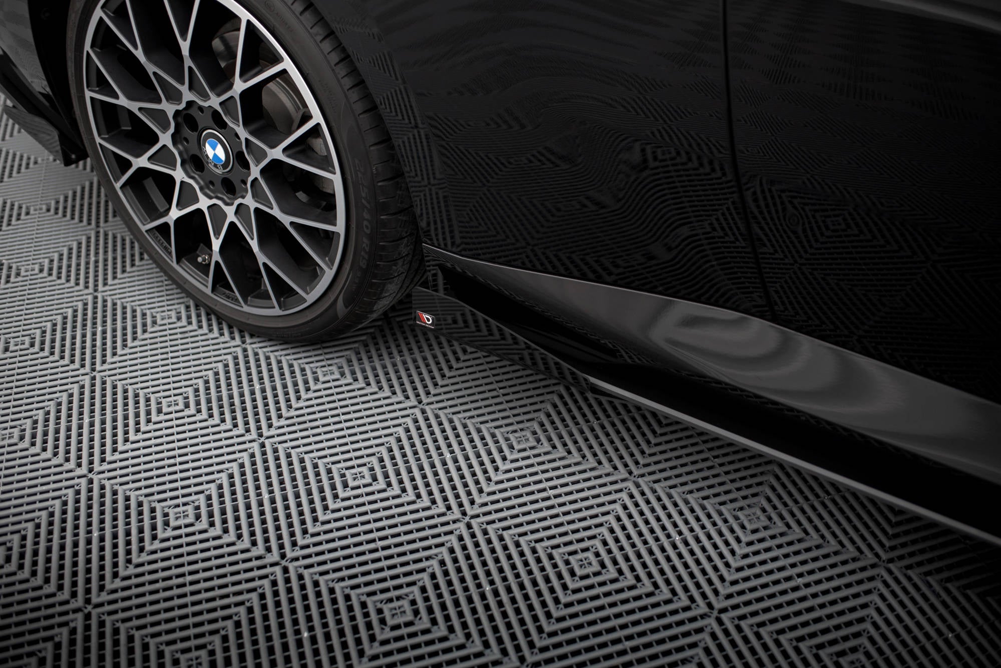 Maxton Design Seitenschweller Flaps passend für BMW 2 Coupe G42 schwarz Hochglanz