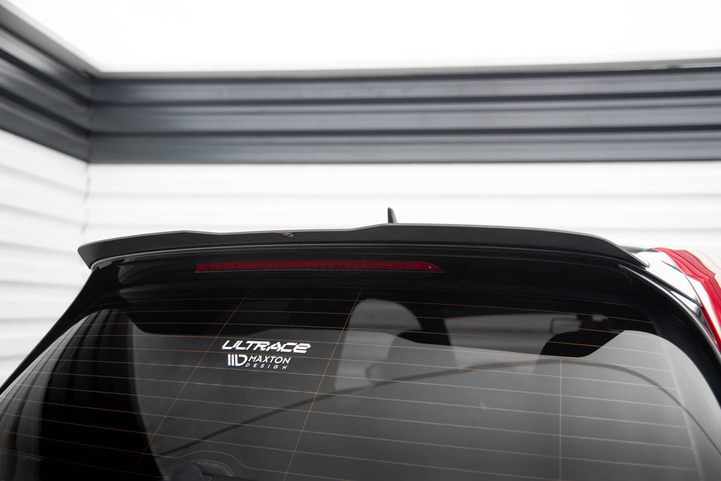 Maxton Design Spoiler CAP V.3 passend für VW Golf R / R-Line / GTI / GTD Mk7 / Mk7 Facelift schwarz Hochglanz