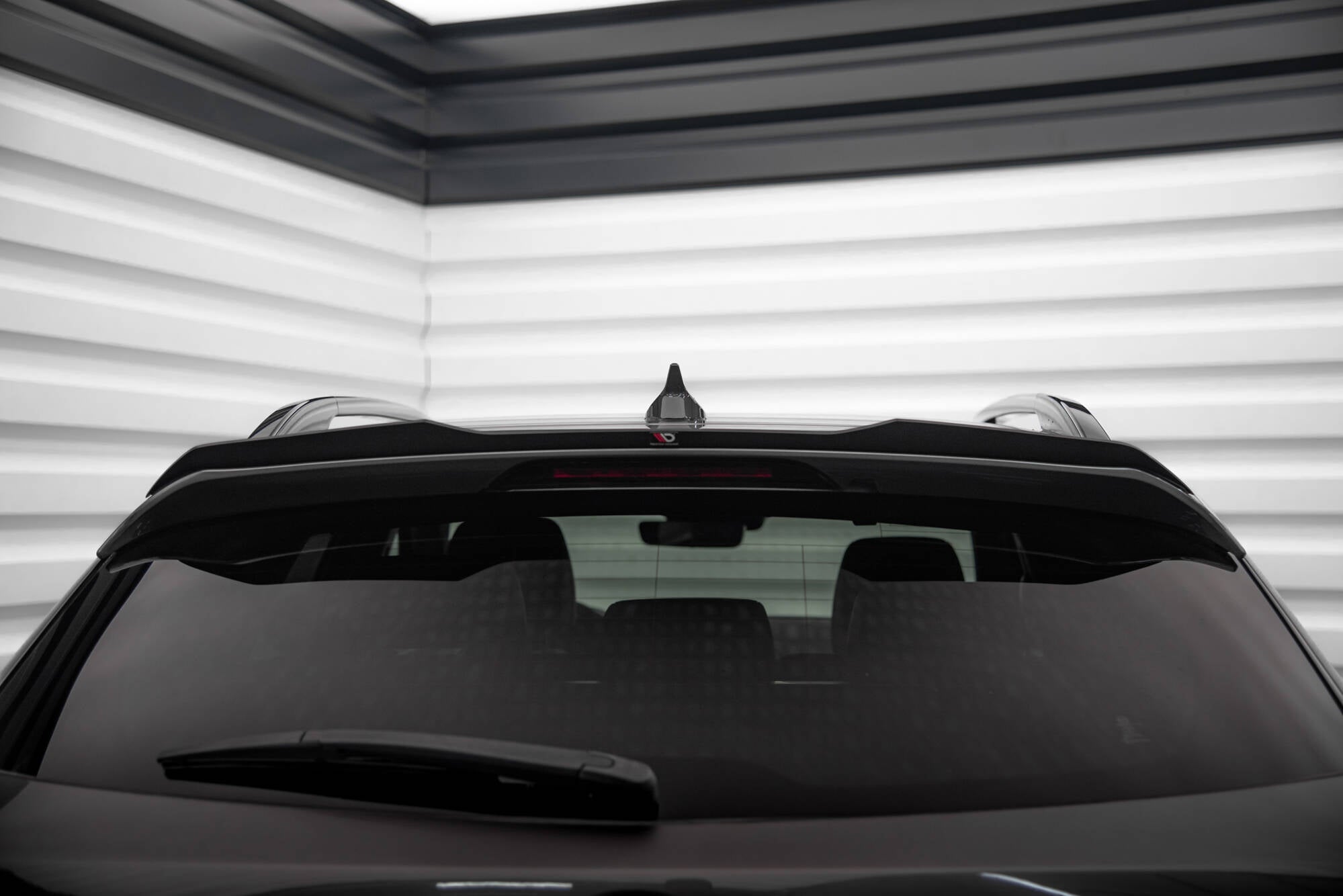 Maxton Design Spoiler CAP passend für Mazda 6 Kombi Mk3 Facelift schwarz Hochglanz