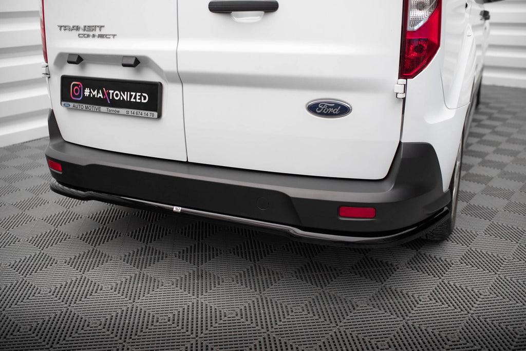 Maxton Design Heckansatz Ford Transit Connect Mk2 Facelift schwarz Hochglanz für Ford Transit Connect Mk2 Facelift