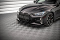 Maxton Design Front Stoßstange Flaps passend für BMW 4er M-Paket / M440i G22 / G23 / G22 Facelift / G23 Facelift schwarz Hochglanz