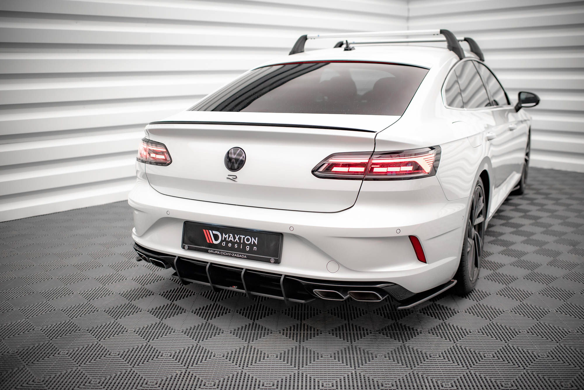 Maxton Design Street Pro Heckschürze passend für VW Arteon R Limousine / Shooting Brake Mk1 Faceift