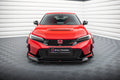 Maxton Design Street+ Spoilerlippe Front Ansatz V.1 + Flaps passend für Honda Civic Type-R Mk 11