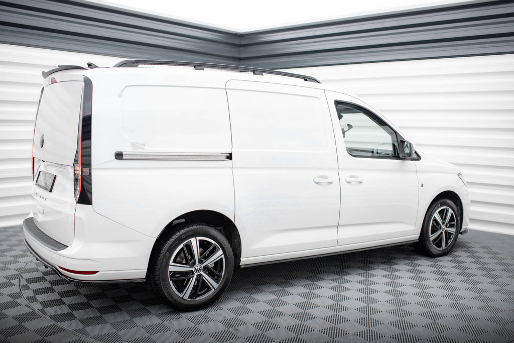 Maxton Design Street+ Seitenschweller Leisten passend für VW Caddy Maxi Mk5 schwarz Hochglanz