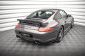 Maxton Design Heck Ansatz Flaps Diffusor passend für Porsche 911 Carrera / Carrera GTS 997 Facelift schwarz Hochglanz