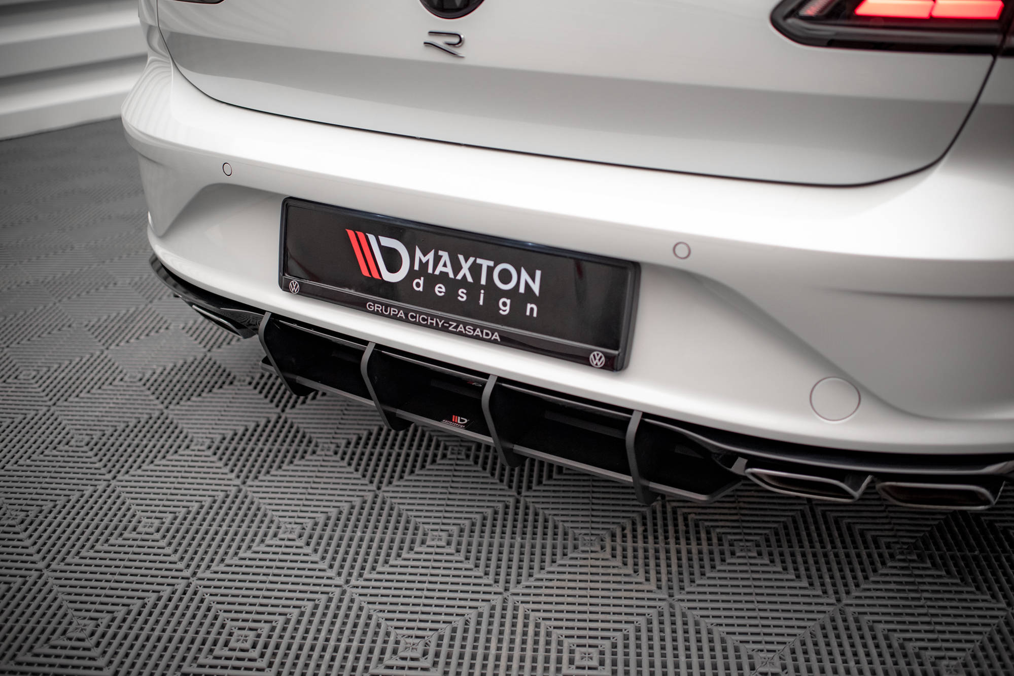 Maxton Design Street Pro Heckschürze passend für VW Arteon R Limousine / Shooting Brake Mk1 Faceift