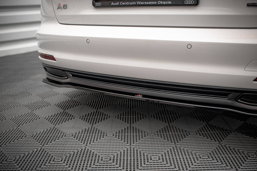 Maxton Design Heckansatz Audi A6 C8 schwarz Hochglanz für Audi A6