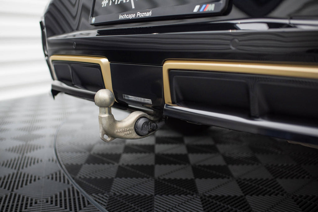 Maxton Design Street+ Mittlerer Diffusor RACE passend für BMW XM G09 schwarz Hochglanz